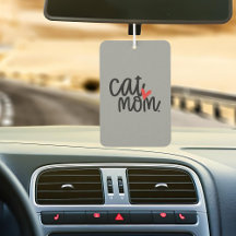 Maman Chat Mignonne Voiture 