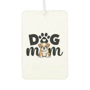 Désodorisant Pour Voiture Maman de Chien Pug Amoureuse de Chiens