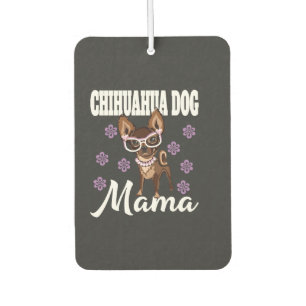 Désodorisant Pour Voiture Maman de chihuahua femme