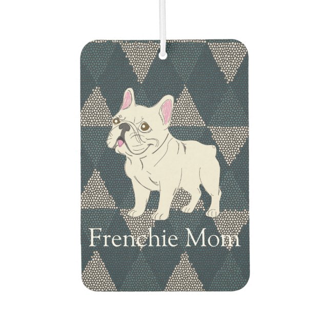Désodorisant Pour Voiture Maman Frenchie (Devant)