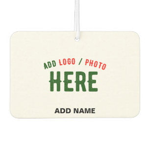 DÉSODORISANT POUR VOITURE MARQUE BLANCHE MODERNE ET PERSONNALISABLE VÉRIFIÉE