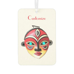 Désodorisant Pour Voiture Masque de visage de fille africaine Thunder_Cove 
