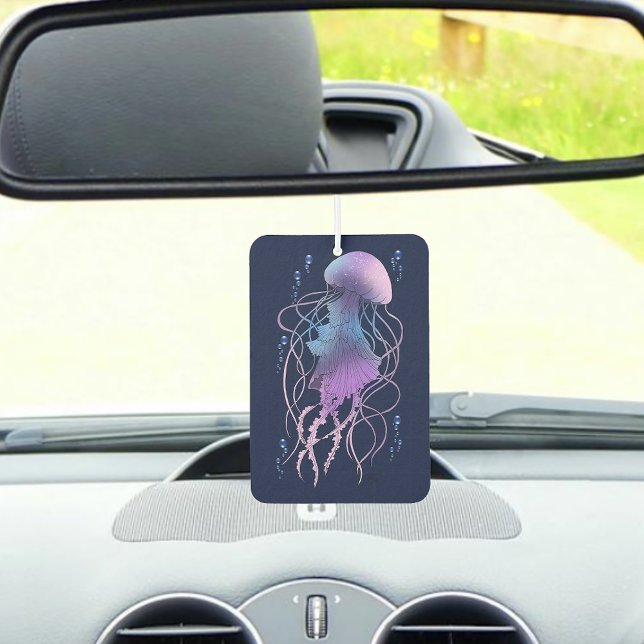 Désodorisant Pour Voiture Méduse Éthérée Violet Bleu (Créateur téléchargé)