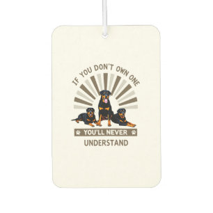 Désodorisant Pour Voiture Meilleur Art Rottweiler Pour Hommes Femmes Enfants