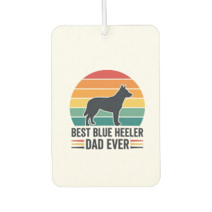 Désodorisant Pour Voiture Meilleur Papa Blue Heeler Ever Vintage Design Papa