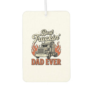 Désodorisant Pour Voiture Meilleur Papa de Camionneur Ever Chemise Vintage C
