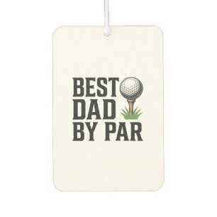 Désodorisant Pour Voiture Meilleur Papa Par Golf Fête Des Pères Design Vinta