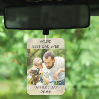 Meilleur Père Jamais Voté - Année Personnalisée - 
