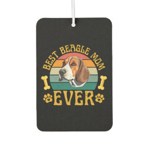 Désodorisant Pour Voiture Meilleure maman Beagle Ever, drôle de chien Beagle