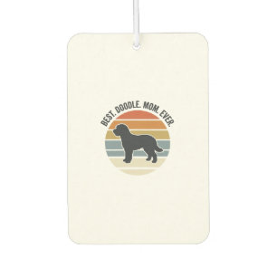 Désodorisant Pour Voiture Meilleure maman Doodle vintage pour toujours Desig