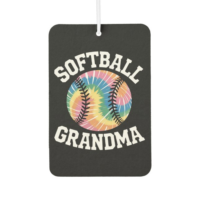 Désodorisant Pour Voiture Mémé de softball (Devant)