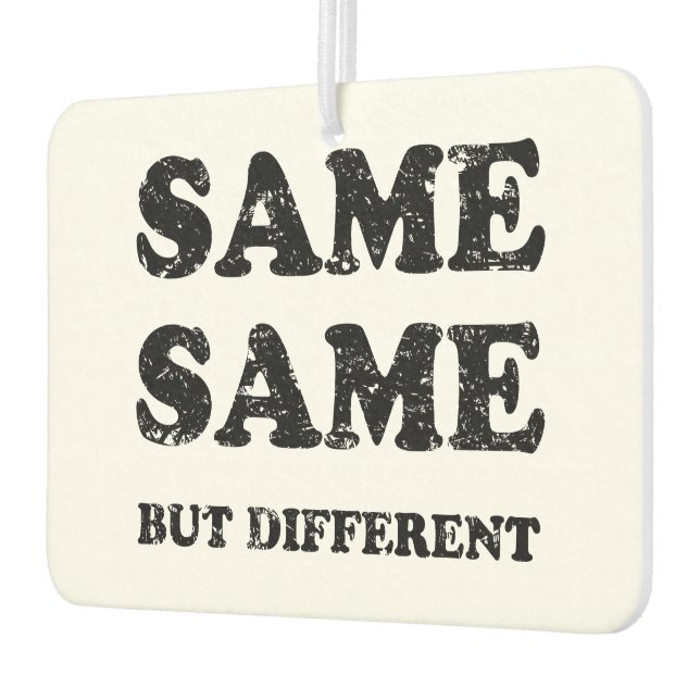 DÉSODORISANT POUR VOITURE MÊME MAIS DIFFÉRENT (Gauche)