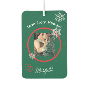 Désodorisant Pour Voiture Mémorial de la photo du chat