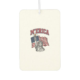 Désodorisant Pour Voiture MERICA Vintage Liberté Patriotique