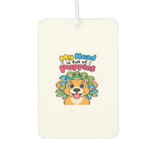 Désodorisant Pour Voiture Mignonne Chienne Méduse Mythologique Drôle