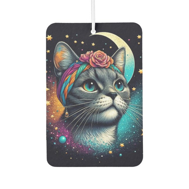 Désodorisant Pour Voiture Mignonne désosseuse à air chat ! (Devant)