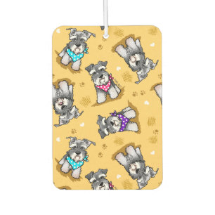 Désodorisant Pour Voiture Mini Schnauzer Sunshine KiniArt