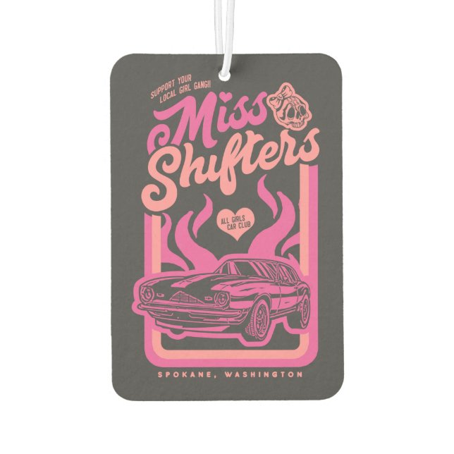 Désodorisant Pour Voiture Miss Shifters Air Freshener (Dos)
