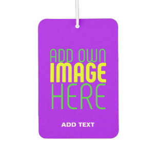 DÉSODORISANT POUR VOITURE MODÈLE DE TEXTE D'IMAGE VIOLET SIMPLE MODERNE