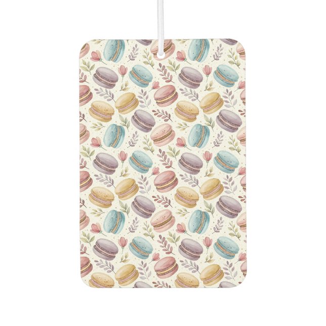 Désodorisant Pour Voiture Modern Fun Sweet Macaroons (Devant)