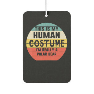 Désodorisant Pour Voiture Mon Costume Humain Je Suis Vraiment Une Halloween 
