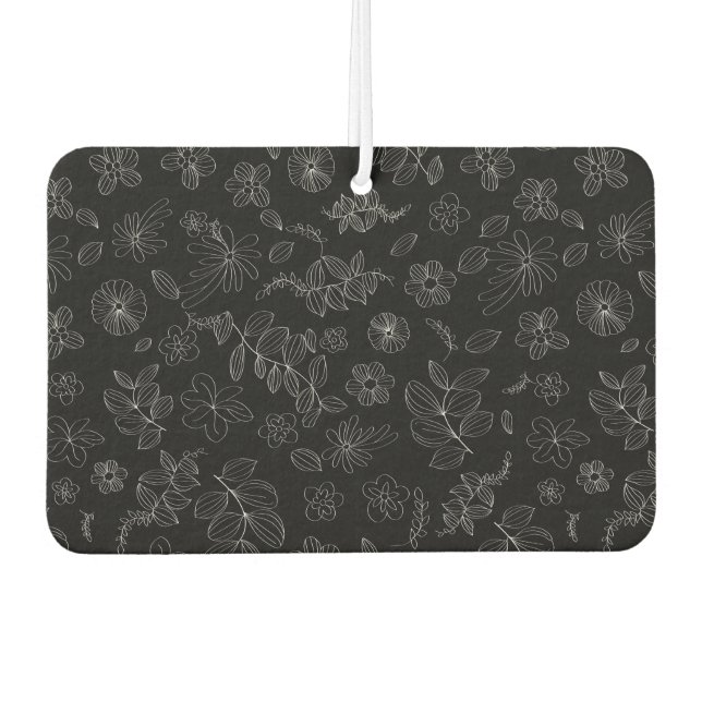 Désodorisant Pour Voiture Mon design de fleurs 8 (Devant)