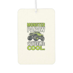 Désodorisant Pour Voiture Monstre Papaw Roues Cool Drôle Monstre Camion Desc