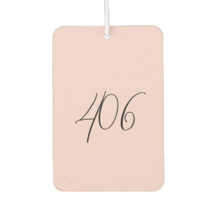 Désodorisant Pour Voiture Montana Rose avec code de zone noire Air Freshener