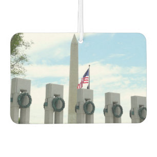 Désodorisant Pour Voiture Monument Washington et mémorial de la Seconde Guer