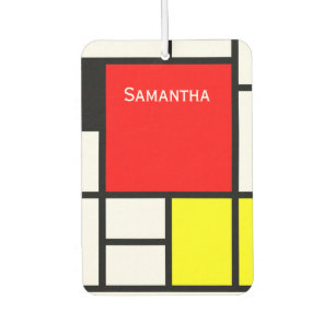 Désodorisant Pour Voiture MOSAIC rectangles carré couleur I + vos idées