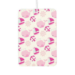Désodorisant Pour Voiture Motif De Baleines, Beaux Baleines, Baleines Roses
