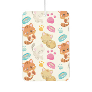 Désodorisant Pour Voiture Motif De Chats, Chats Mignons, Kitty, Chatons, Paw