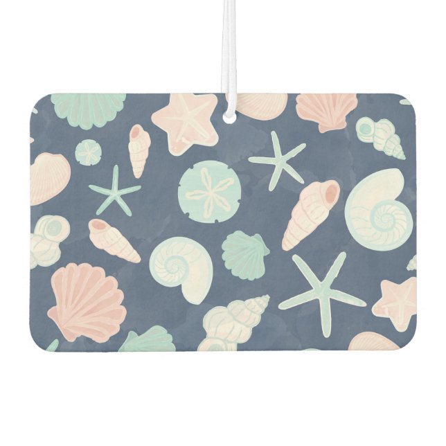 Désodorisant Pour Voiture motif de coquillages (Devant)
