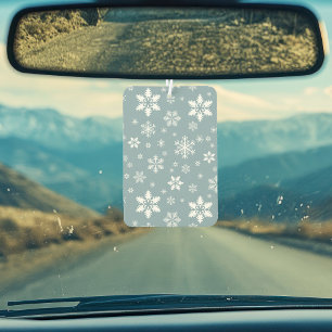 Désodorisant Pour Voiture Motif de flocon de neige, flocons blancs, neige, g