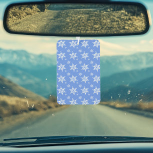 Désodorisant Pour Voiture Motif de flocons de neige, Flakes blancs, Neige, B