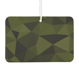 Désodorisant Pour Voiture Motif de maillage géométrique noir foncé de l'armé