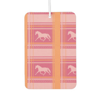 Désodorisant Pour Voiture Motif de poney équestre rose