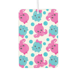 Désodorisant Pour Voiture Motif de poulpe, poulpe mignonne, Animaux de mer