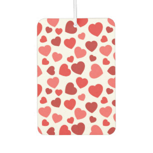 Désodorisant Pour Voiture Motif Des Coeurs, Coeurs Rouges, Motif Des Coeurs