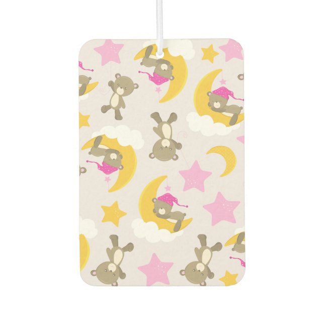 Désodorisant Pour Voiture Motif D'Ours, Nounours, Mignons Ours, Étoiles (Devant)