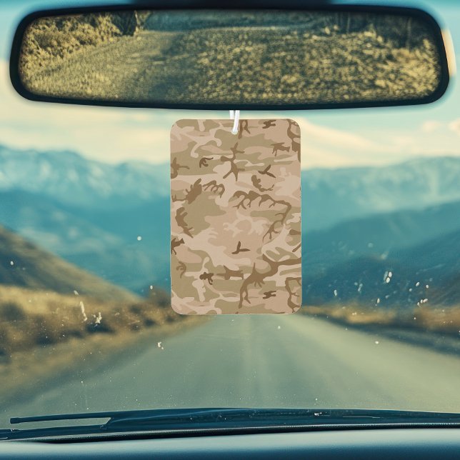 Désodorisant Pour Voiture Motif du Camouflage du désert, Motif militaire, Ar (Créateur téléchargé)