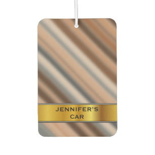 Désodorisant Pour Voiture Motif et nom des bandes d'inspiration rustique flo