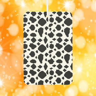Désodorisant Pour Voiture Motif Vache Noir et Blanc