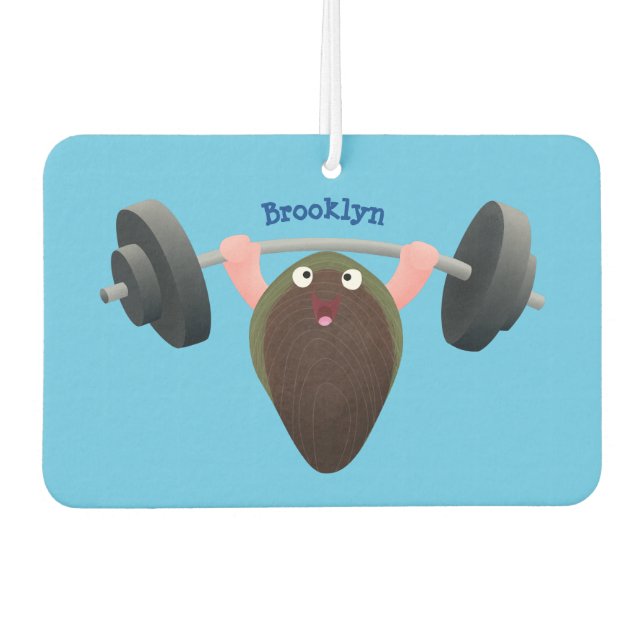 Désodorisant Pour Voiture Moule amusante travaillant sur l'illustration de d (Devant)