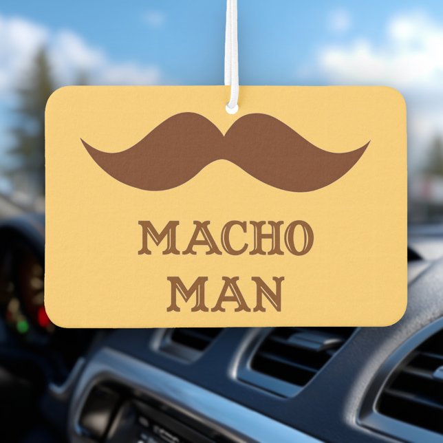 Désodorisant Pour Voiture Moustache drôle de macho (Créateur téléchargé)