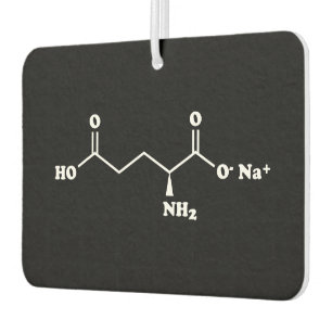 Désodorisant Pour Voiture MSG Monosodium Glutamate Molecule Formule chimique