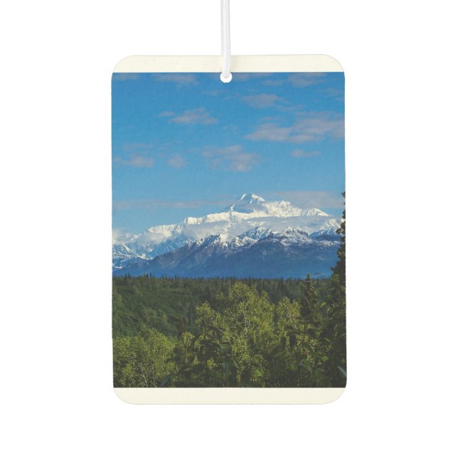 Désodorisant Pour Voiture Mt. McKinley d'Alaska (Devant)