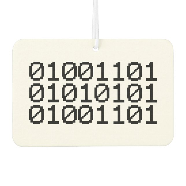 DÉSODORISANT POUR VOITURE MUM BINAIRE (Devant)