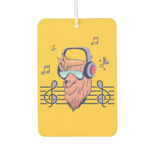Désodorisant Pour Voiture Musique Art Alpaca Écouter La Musique