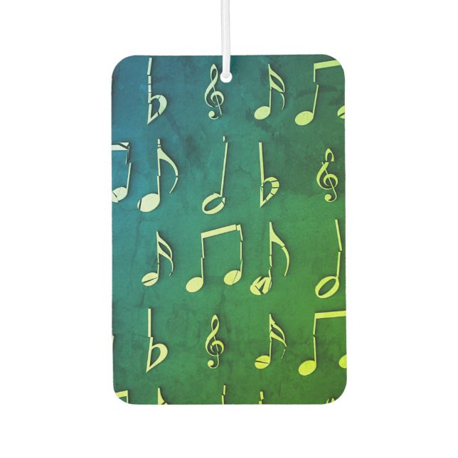 Désodorisant Pour Voiture Musique, notes, muet (Devant)